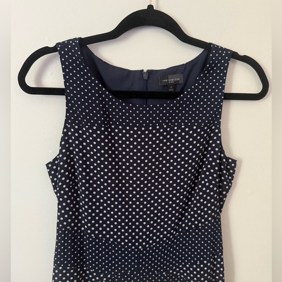 NWT Women’s The Limited Sleeveless Polka Dot Dress - Picture 2 of 6